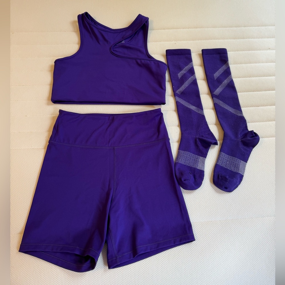 JoyLab Purple Sports Bra — Vibrant Purple Activewear